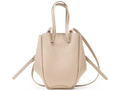 Geanta Petale, Piele Texturata, Culoare Vanilie Rosé, cu Accesorii