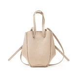 Geanta Petale, Piele Texturata, Culoare Vanilie Rosé, cu Accesorii