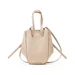Geanta Petale, Piele Texturata, Culoare Vanilie Rosé, cu Accesorii